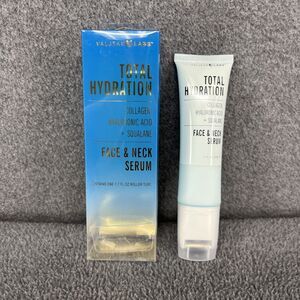 VALJEAN LABS Total Hydration Face & Neck Serum Hyal Acid Collagen Squalane 1.7oz